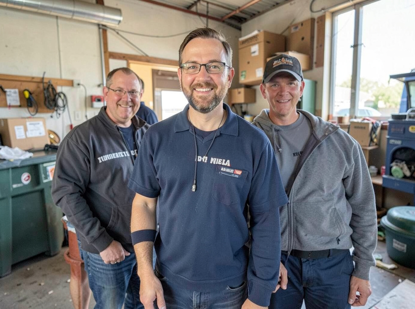 The Washington Dumpster Rental pros team at work in Washington