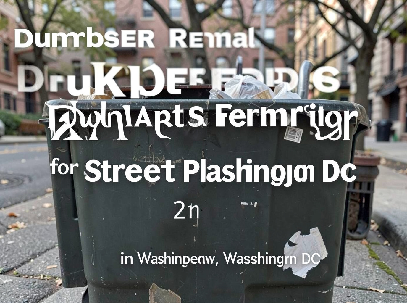 Dumpster Rental Permits for Street Placement in Washington DC