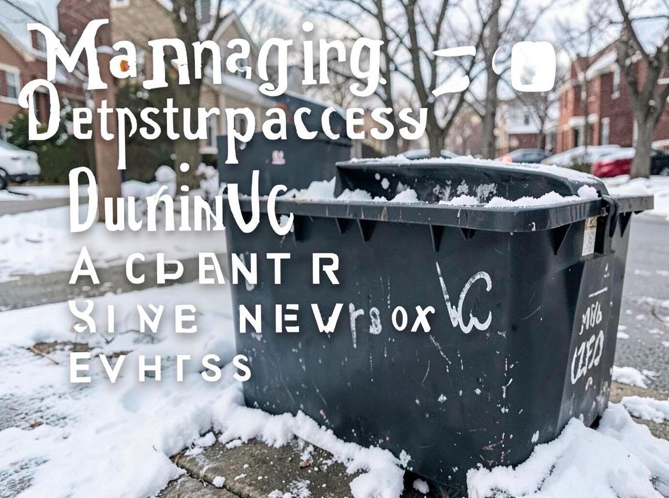 Managing Dumpster Access During DC Winter Snow Events